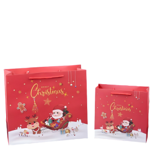 Christmas Holiday Gift Wrapping Paperboard Bags